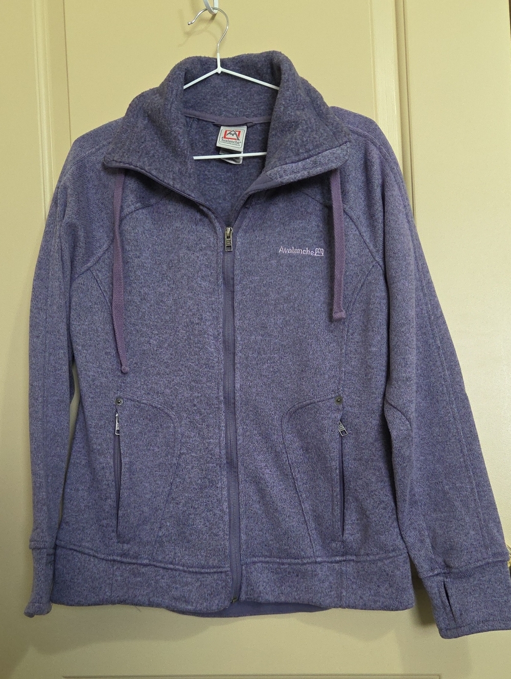 Avalanche Lavender Full-Zip Teddy Fleece Jacket